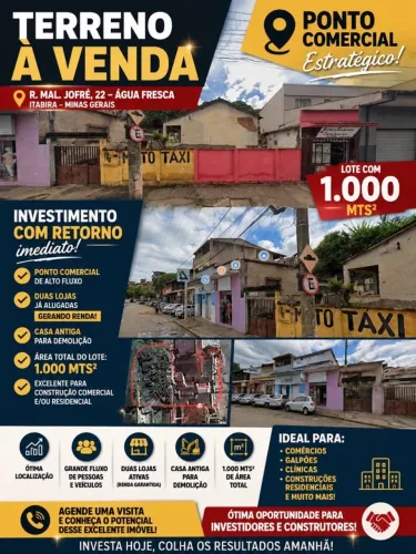 Vendo Terreno Comercial