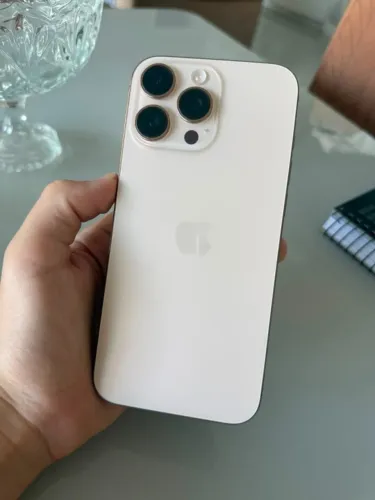 IPHONE 16 PRO MAX 256GB DESERT - BATERIA 91% - EXCELENTE ESTADO - PARCELAMOS EM ATE 18x