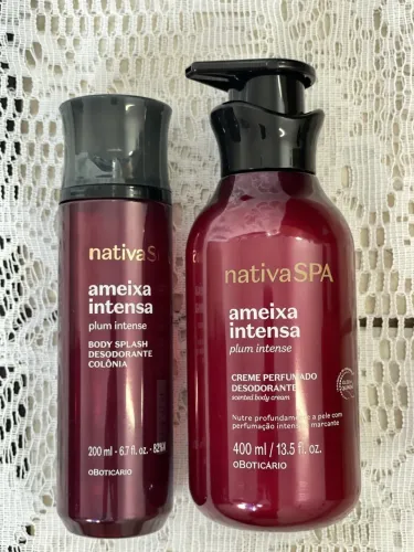 BODY SPLASH 200 ML +CREME HIDRATANTE NATIVA SPA 400ML