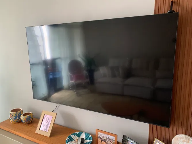 Tv Samsung 75 polegadas sem aparecer imagem