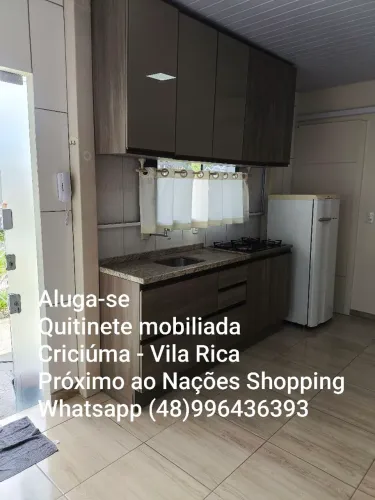 Quitinete (Kitnet) mobiliada - Criciúma