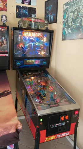 Pinball Johnny Mnemonic - Keanu Reeves, John Wick, Matrix