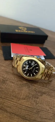 Relógio masculino original novo na caixa binbond