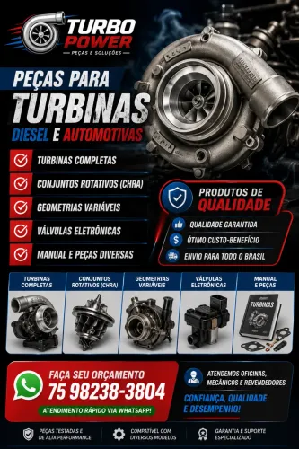 Turbinas completas, conjuntos rotativos