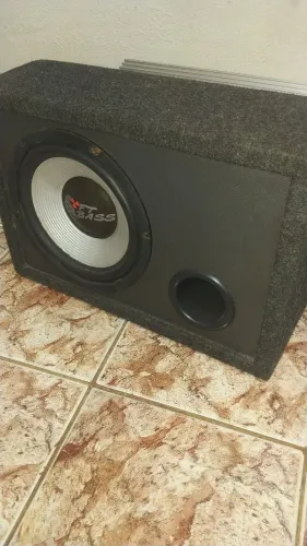 Caixa de Som Automotivo Soft Bass + Módulo Roadstar 1800w - Forte e Completo