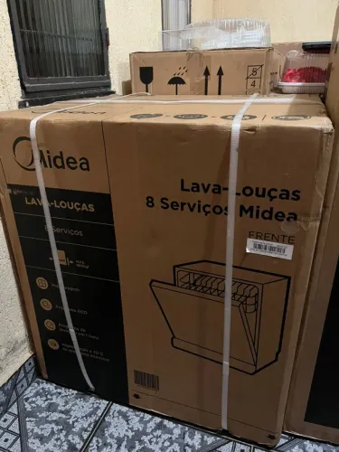 Lava Louças 8 Serviços Cinza Midea - 110V - Com NF e Garantia