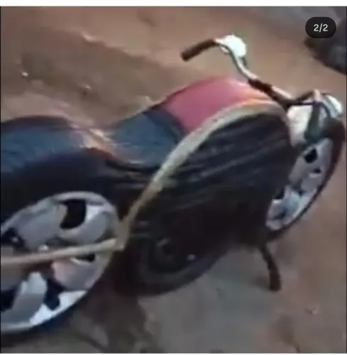 Arte em pneus