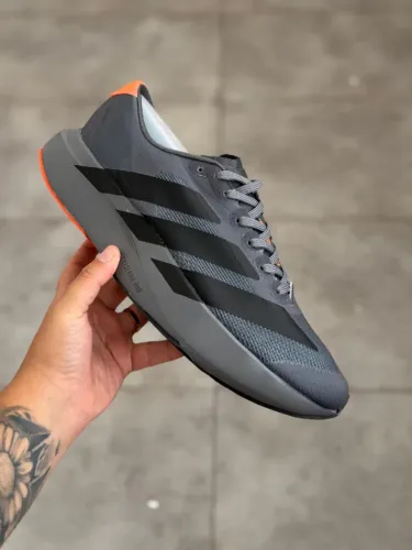 Tênis Adidas Adizero Evo SL Grafite/Laranja Masculino Importado - Disponível 38 AO 43