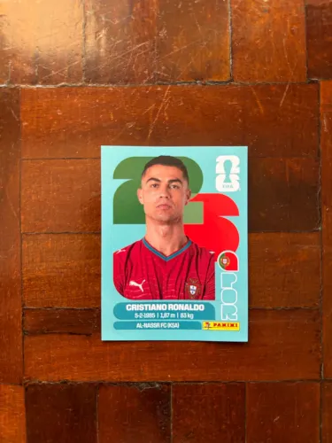 Figurinha Cristiano Ronaldo Copa Mundo 2026