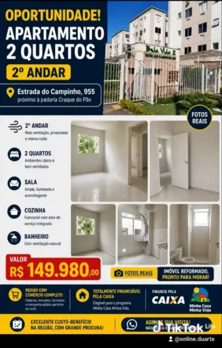 VENDO APARTAMENTO SEGUNDO ANDAR - CAMPO GRANDE