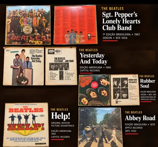 Coleção 5 LPs The Beatles | Edições Originais e Americanas | Vinil Aceito Oferta