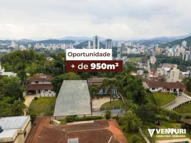 Terreno à venda, 813 m² por R$ 900.000,00 - Centro - Blumenau/SC