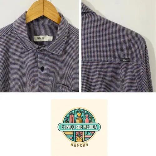 Camisa xadrez flanela Blu-X