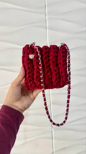 Bolsa de crochê da Lyra 