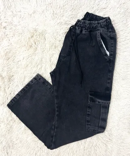 Calça Cargo Balão Marmorizada l