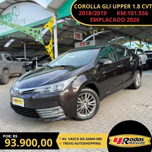 Toyota Corolla GLI Upper 1.8 Flex 16V Aut. 2019
