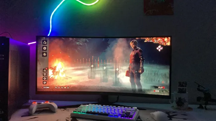 Monitor Gamer Curvo 34'' Ultrawide 165Hz 3440x1440