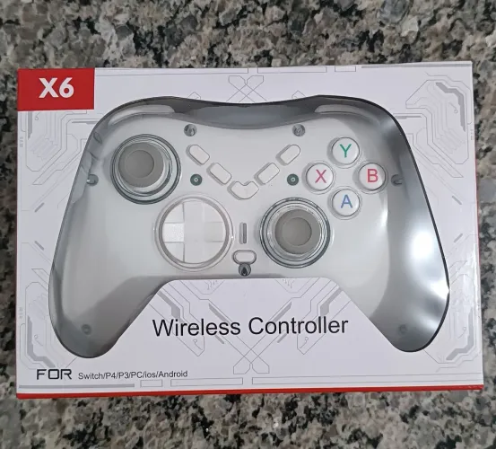 Controle X6 PC TV PS3 PS4 Nintendo Switch Android iOS