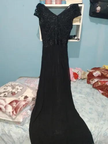 Vestido social longo