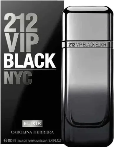 Perfume 212 Vip Men Black Elixir Masculino Eau de Parfum 100 ml