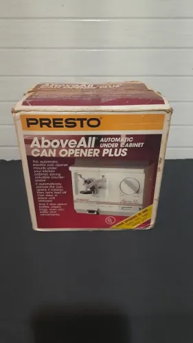 Presto Above All Automatic (Modelo 05603) Abridor de latas elétrico