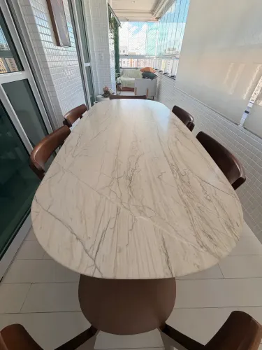 Tampo de mesa de granito importado