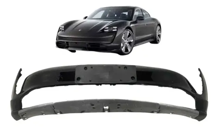 Parachoque Dianteiro Porsche Taycan 2020 A 2024 Original Preto