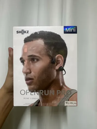 fone de ouvido shokz openrun pro mini preto LACRADO