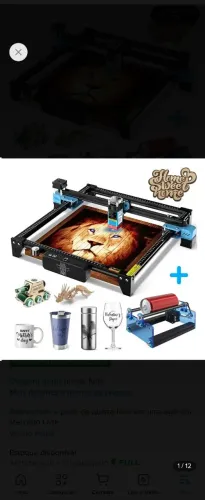 GRAVADORA LASER Two Trees TTS-55 Pro 30cm 40W