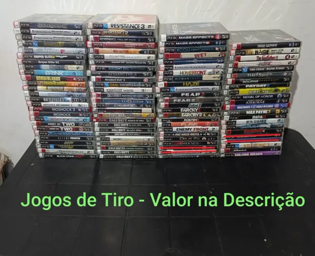 Jogos de Tiro / Guerra Ps3 - Ac cartão e Olx pay temos outros jogos