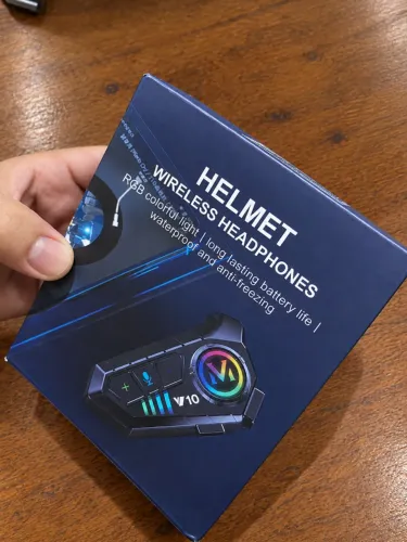 ?Fone Bluetooth Capacete Moto V10 Resistência Água?