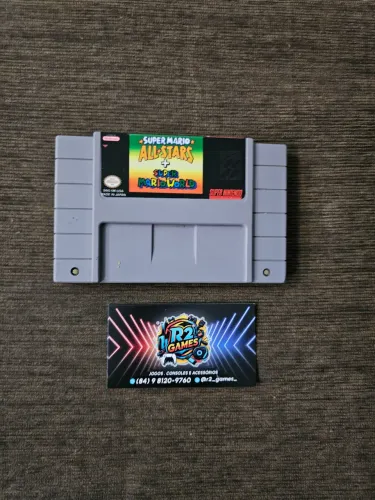 SUPER MARIO ALL STAR + SUPER MARIO WORLD (SNES) CARTUCHO SUPER NINTENDO 