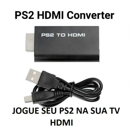 adaptador hdmi para ps2 para tv que não tem entrada av