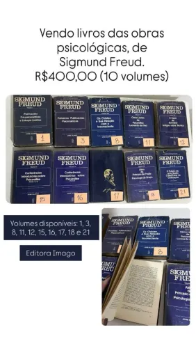 LIVROS DA COLETÂNEA DE FREUD