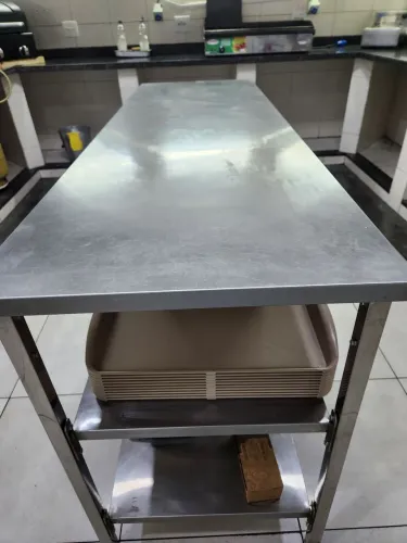 Mesa Inox tripla 1,90m