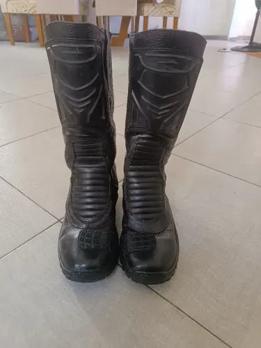 Bota Motociclista Tático Militar Cano Longo