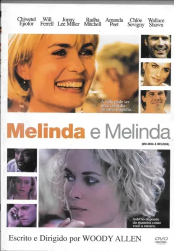 DVD: Melinda & Melinda (por Woody Allen) dublado/legendado (drama/comédia) 99 min. (reg.4)