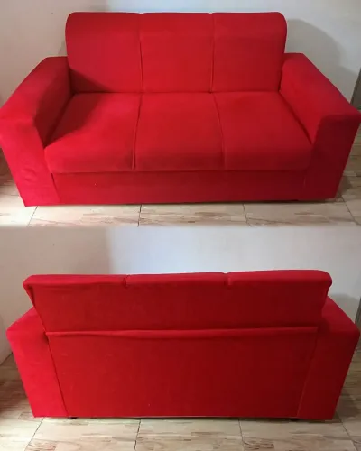 Vendo Sofá 3 lugares em Suede 