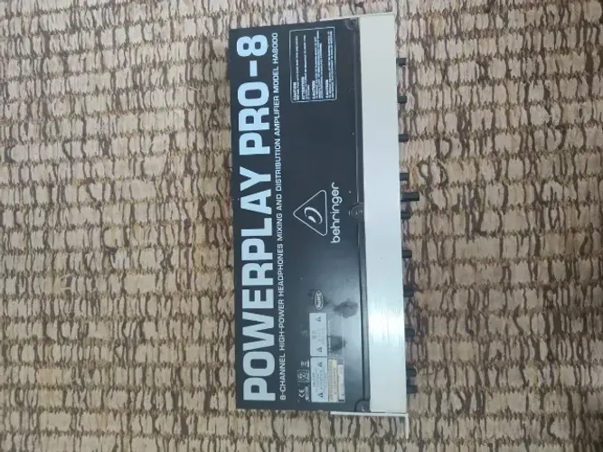 Amplificador De Fones Behringer Powerplay Pro-8 Ha8000 IMPERDÍVEL!