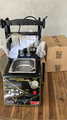 Máquina de limpeza de bico de moto