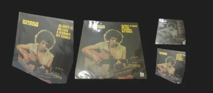 Disco de Vinil Wando - Glória a Deus no Céu e Samba na Terra NOVO.