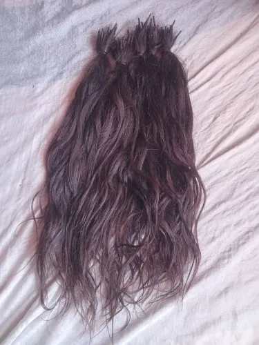 Cabelo humano 55 cm 250 gramas confeccionado