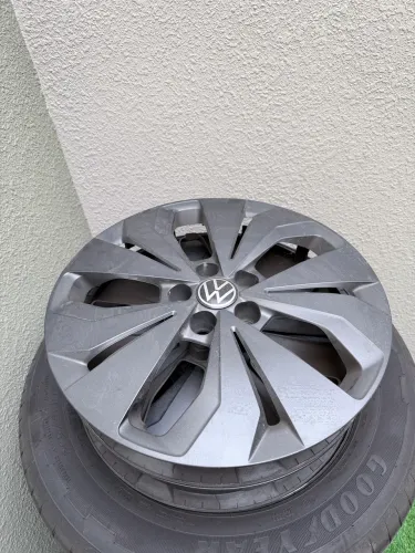 Rodas de ferro R16 + calotas original VW - nivus