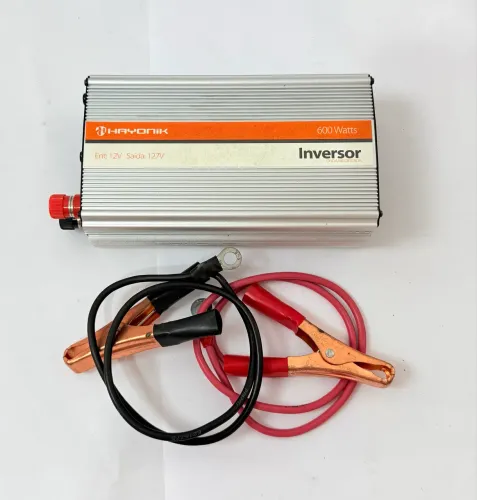 INVERSOR ENERGIA 600WATTS _ HAYONIK _ 12V P/ 127V OU 220V