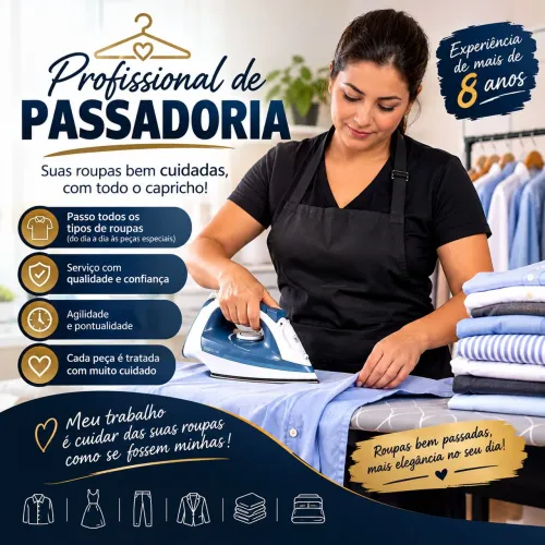 Profissional de passadoria