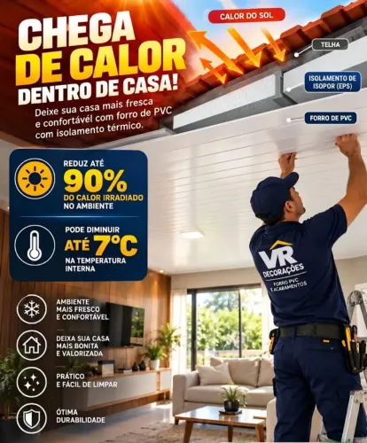 Instalação de Forro Pvc