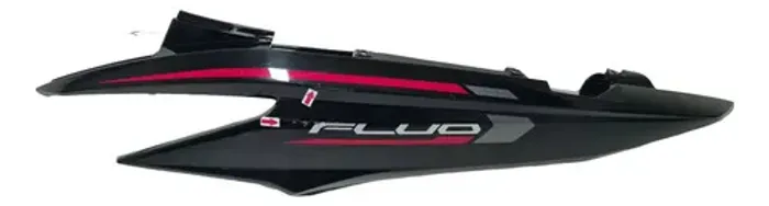 Carenagem Rabeta L/e Yamaha Fluo 125 Hybrid 2026 Orig 63850 Preto