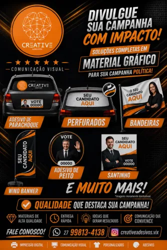 Material Gráfico para Campanha Política