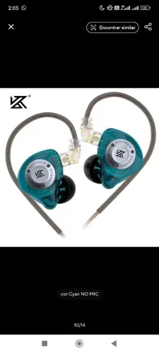 KZ EDX Pro X IEM alta fidelidade graves fortes cabo destacável novo lacrado
