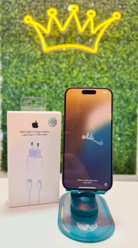 IPHONE 15 PRO 128GB - (ACOMPANHA PELICULA,CAPINHA)